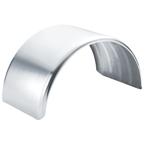 Mill Finished Aluminum Half Circle Single Axle Full Radius Fender Mill Finished Aluminum Half Circle Single Axle Full Radius Fender