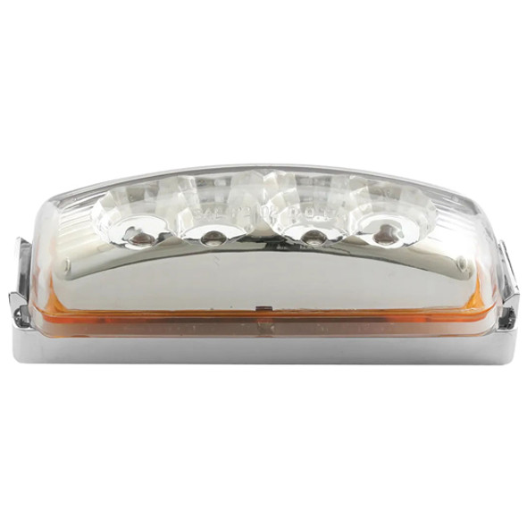 Medium Rectangular Spyder LED Marker Light - Red LED / Clear Lens Medium Rectangular Spyder LED Marker Light - Red LED / Clear Lens