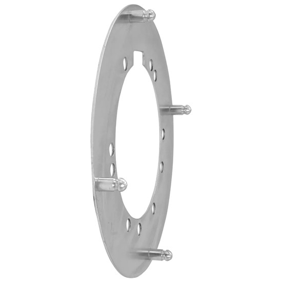 Trailer Hubcap Mounting Bracket - Universal Notch For 8 Inch ID Hubcap