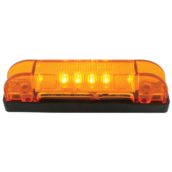 4 3/16 Inch 6 Diode Thin Line Wide Angle Marker Clearance Light 4 3/16 Inch 6 Diode Thin Line Wide Angle Marker Clearance Light
