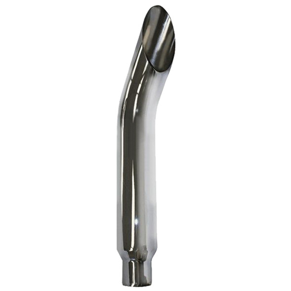 7 To 5 Inch OD Chrome Bull Hauler Exhaust Stack - 48 Inch Length