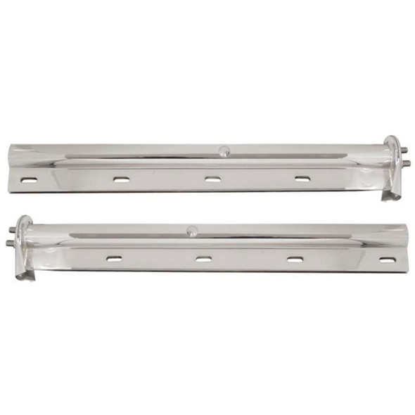 30 Inch 304 SS Spring Loaded Mud Flap Hangers W/ Open End Cap & 1 1/8 Inch Bolt Pattern W/ Options 30 Inch 304 SS Spring Loaded Mud Flap Hangers W/ Open End Cap & 1 1/8 Inch Bolt Pattern W/ Options