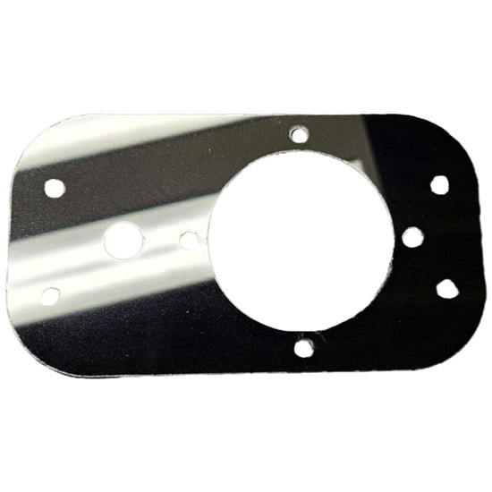 304 SS Dome Light Bracket With 1 Watermelon Light Hole For Freightliner Columbia, Coronado
