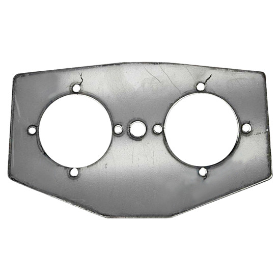 304 SS Bunk Light Bracket With 1 Watermelon Style Light Holes For Freightliner FLC 120, FLD 120