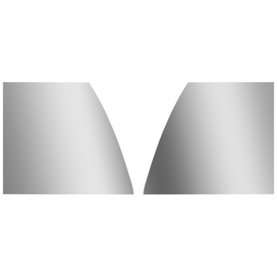 Stainless Steel Stand Up Ultra-Sleeper Cap Sides For Peterbilt 367, 378, 379, 388, 389