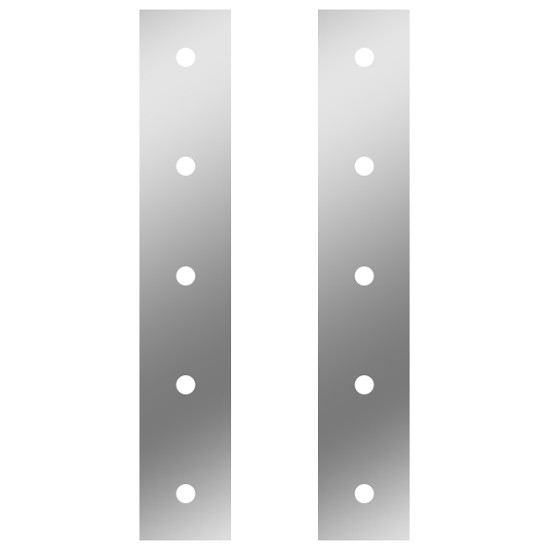 12 Gauge Customs Stainless Steel Tall Front Air Cleaner Bars For Peterbilt 589