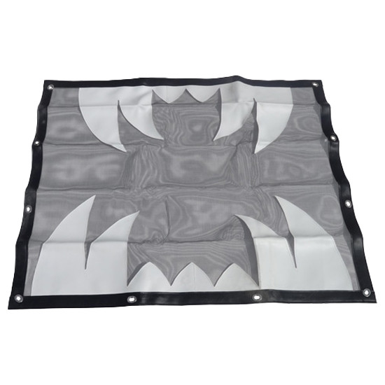 Mesh Blue Saber Tooth Bug Screen W/ White Teeth For Peterbilt 359