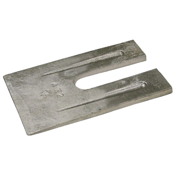 4 X 6 Inch 1 Degree Aluminum Spring Shim Wedge 4 X 6 Inch 1 Degree Aluminum Spring Shim Wedge