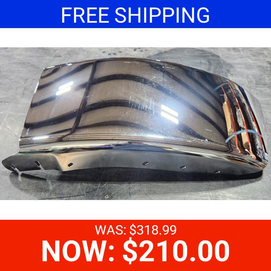 BLEMISHED: Chrome Bumper End For Freightliner M2 - Driver Side