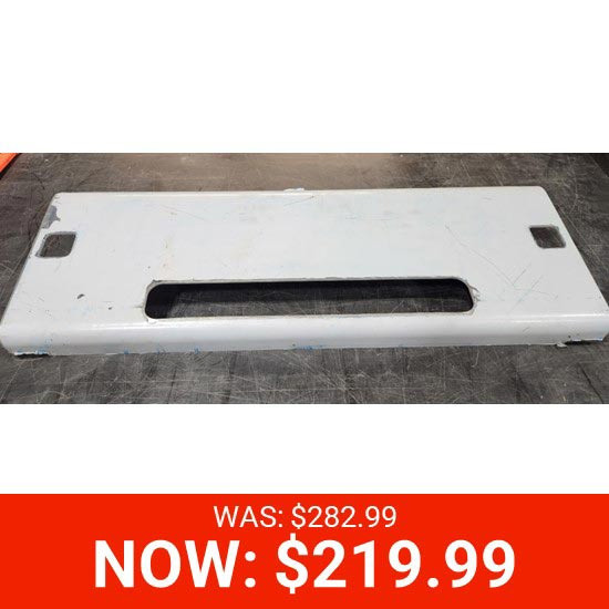 BLEMISHED: Aluminum Center Bumper Section W/ Tow & Vent Holes Replaces RF415229 For Kenworth T800