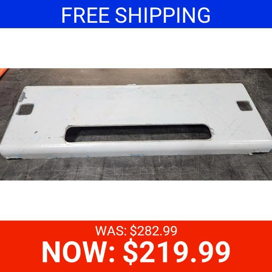 BLEMISHED: Aluminum Center Bumper Section W/ Tow & Vent Holes Replaces RF415229 For Kenworth T800