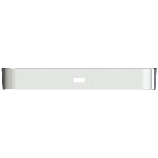 18 Inch Stainless Steel Bumper W/ Center Step Holes By Valley Chrome For Peterbilt 362 SFA 1981-2000