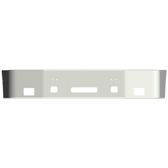 20 Inch Chrome Wrap Around Bumper W/ Tow, Step & Fog Light Holes By Valley Chrome For Peterbilt 387 SBA 1999-2001