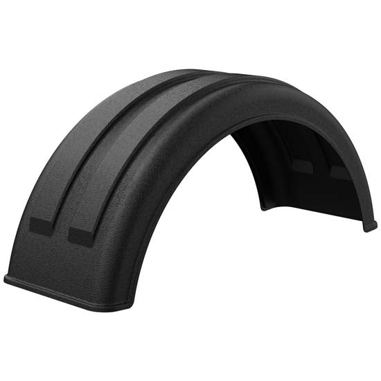 Minimizer MIN161200B Black Poly Full Radius Fenders - Pair Without Brackets