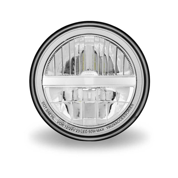 7 Inch Round Chrome LED Reflector Headlight 7 Inch Round Chrome LED Reflector Headlight