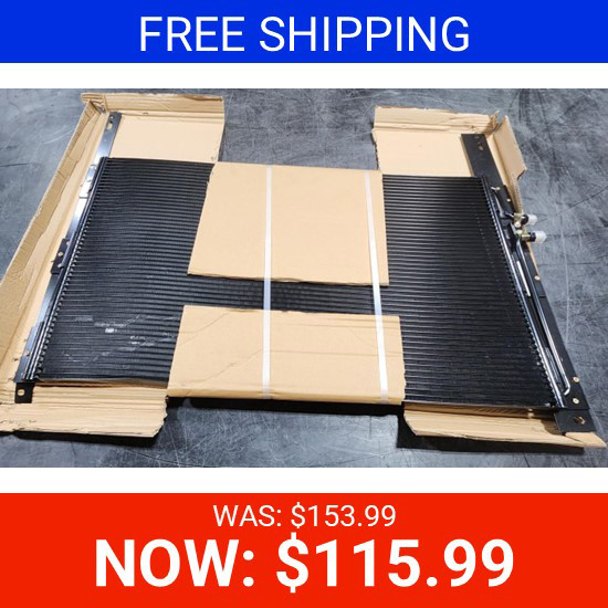 BLEMISHED: AC Condenser 34 X 20 Inch For International 9000 Series