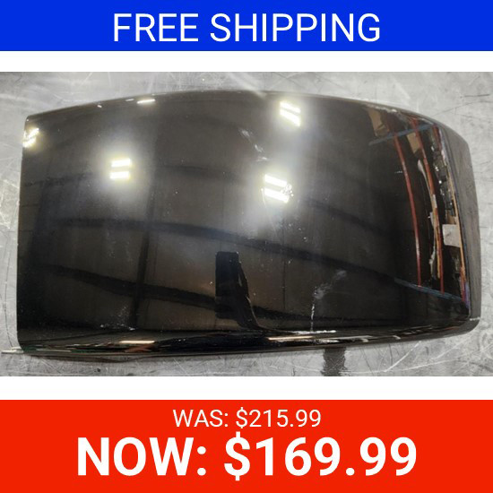BLEMISHED: Painted Steel Bumper End For Freightliner M2 - Fits Driver Side