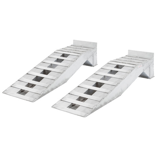 64 Inch Aluminum Semi-Truck Service Ramps - 20,000 lb Per Axle