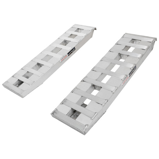 4 ft X 14 Inch Heavy Duty Equipment Loading Ramps Hook End, Sub Foot - 12,000 lb Per Axle