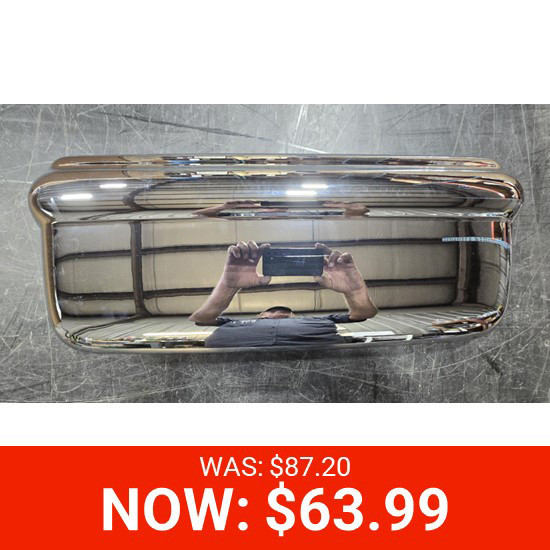 BLEMISHED: Chrome Mirror Cover For Volvo VNL Driver Side