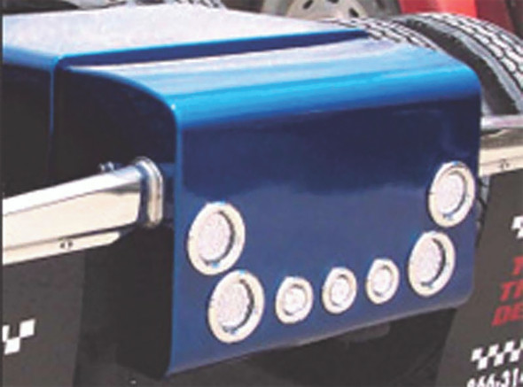 Fiberglass Rear Frame Cover With 4 Rnd 4 Inch And 3 Rnd 2 Inch Light Cutouts Fiberglass Rear Frame Cover With 4 Rnd 4 Inch And 3 Rnd 2 Inch Light Cutouts