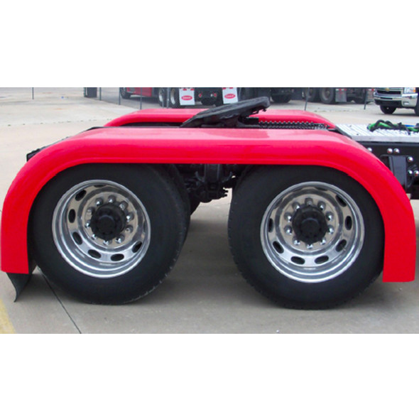 Fiberglass Straight Line Rear Full Fenders With 3 Inch Side Walls For 52 Inch Axle Spacing - Pair Fiberglass Straight Line Rear Full Fenders With 3 Inch Side Walls For 52 Inch Axle Spacing - Pair