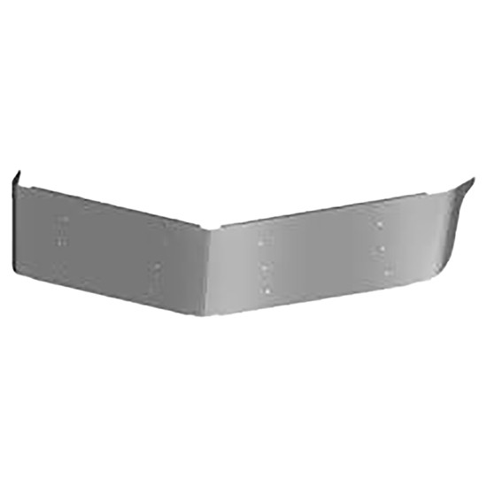 11.25 Inch Stainless Steel Drop Visor For Peterbilt 359