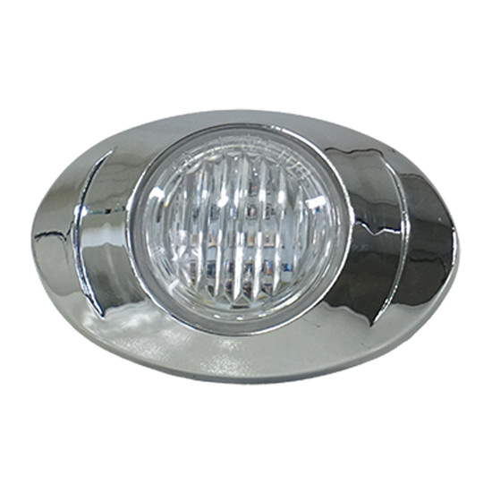 Granite Mini Clear Side Marker Light LED - Amber LED / Clear Lens