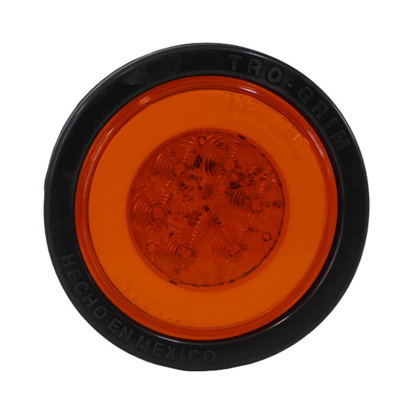 4 Inch F/T/P Light W/ Grommet - Amber LED / Amber Lens 4 Inch F/T/P Light W/ Grommet - Amber LED / Amber Lens