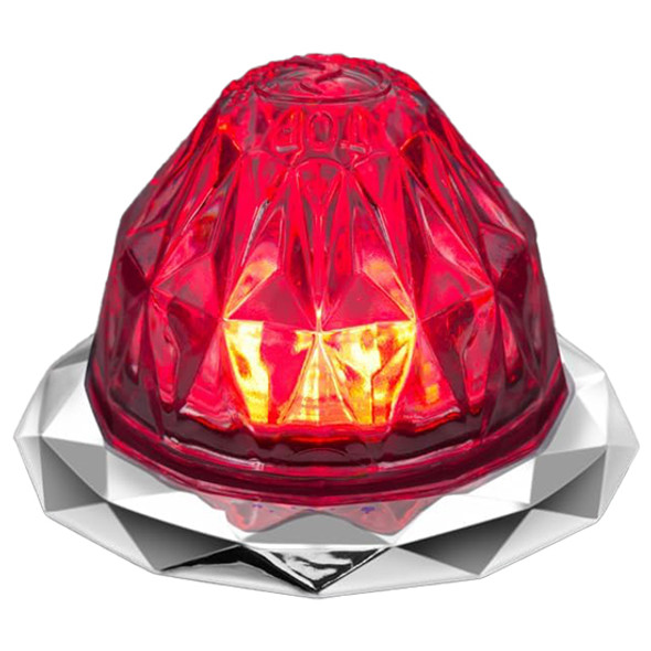 3/4 Inch Hero LED Jewel Mini Watermelon Light - Red LED/ Clear Lens 3/4 Inch Hero LED Jewel Mini Watermelon Light - Red LED/ Clear Lens