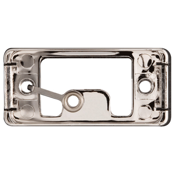 Chrome Base For Optronics MC91 Series Mini Sealed Lights, Self Grounding Chrome Base For Optronics MC91 Series Mini Sealed Lights, Self Grounding