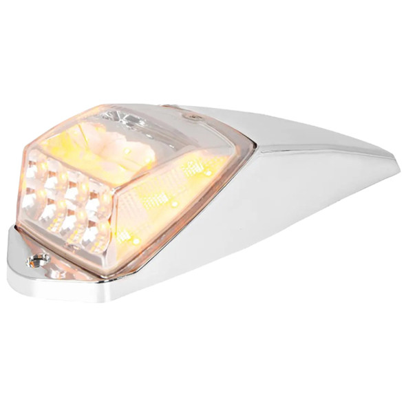 17 Diode Square Cab Light - Amber LED / Clear Lens 17 Diode Square Cab Light - Amber LED / Clear Lens