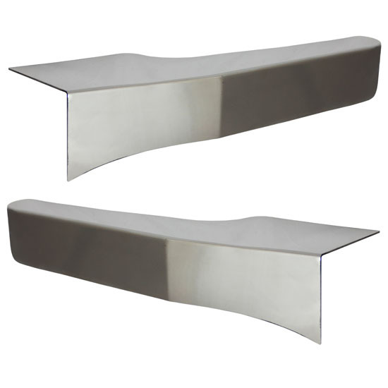 Stainless Steel Front Fender Short Step Covers For Peterbilt 359, 378 & 379