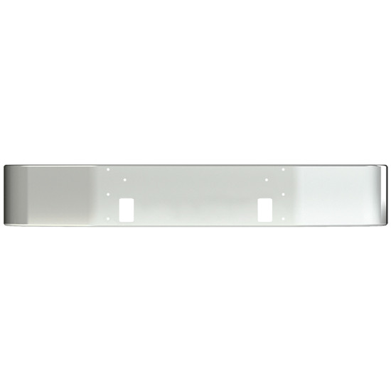 16 Inch Chrome Steel Set Back Bumper 10 Gauge W/ Tow Holes For Freightliner Century & Columbia