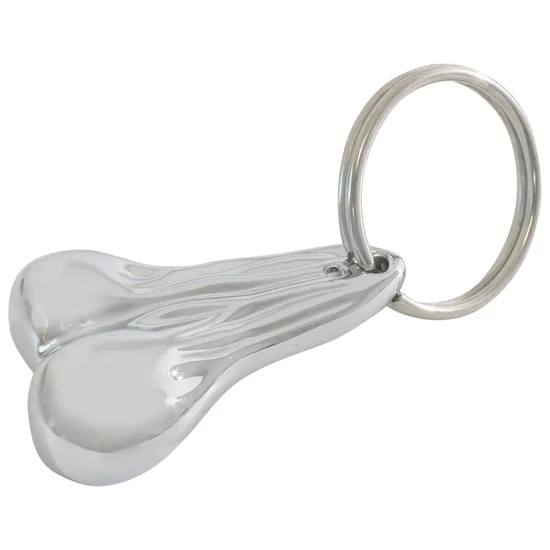 Chrome Big Ballz Key Chain