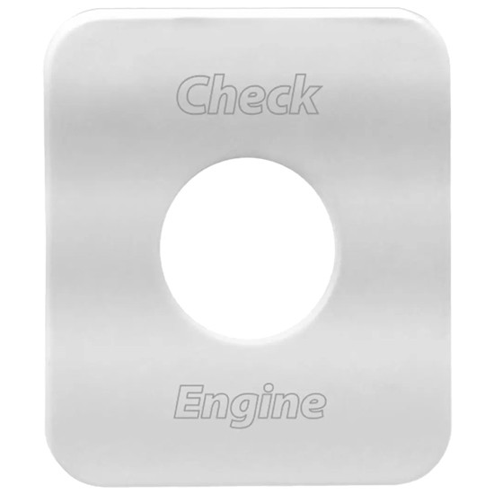 Stainless Steel Switch Name Plate For Freightliner