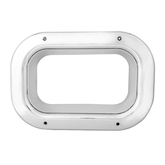Chrome Interior Sleeper Vent Door Surround Trim For Freightliner Century 112, 120