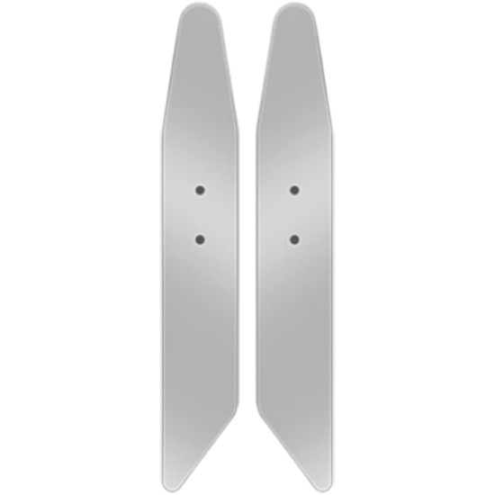 Stainless Steel Hood Latch Guards For Peterbilt 389 - Pair