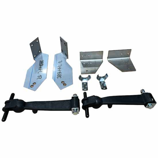 Stainless Steel Hidden Hood Latch Kit For Peterbilt 389/Glider