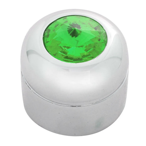 Screw Cover W/ Green Jewel Fits 9/16 Inch Head Screw Screw Cover W/ Green Jewel Fits 9/16 Inch Head Screw