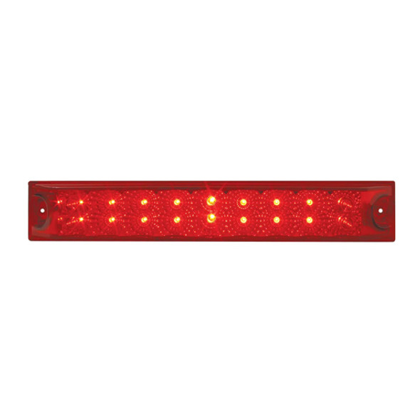 12 Inch Spyder 18 Diode Dual Function Stop / Turn / Tail Red LED Light 12 Inch Spyder 18 Diode Dual Function Stop / Turn / Tail Red LED Light