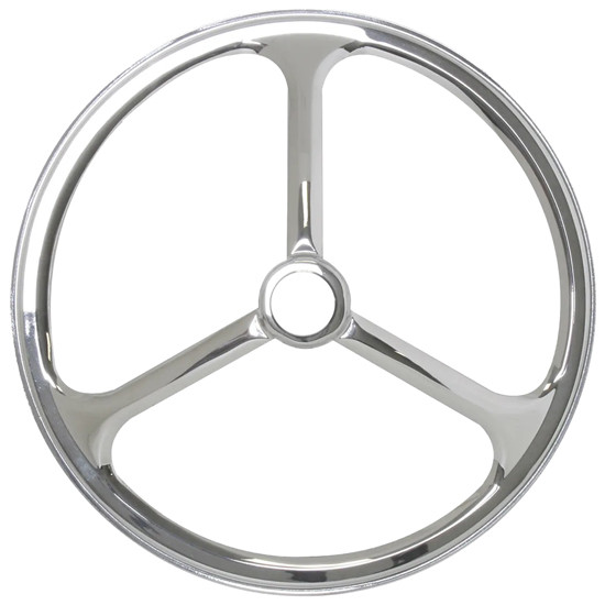 5-3/4 Inch Chrome Headlight Cover - Only For Bullet