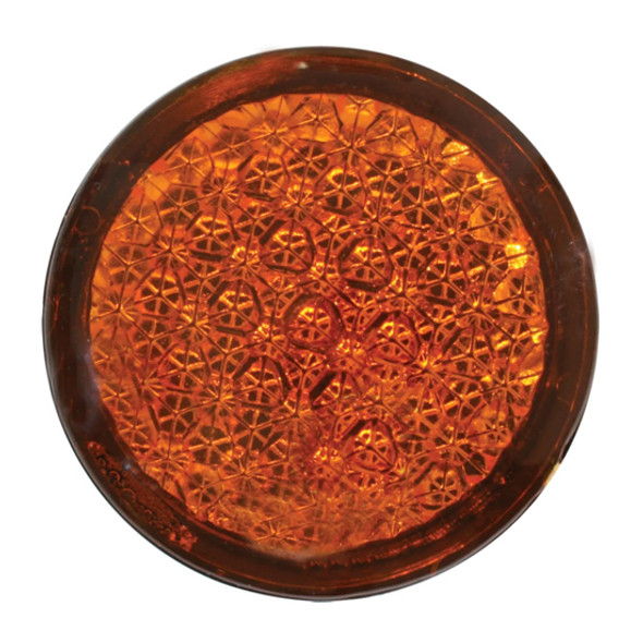 Amber Round Reflective Auxiliary Light Stick-On Amber Round Reflective Auxiliary Light Stick-On