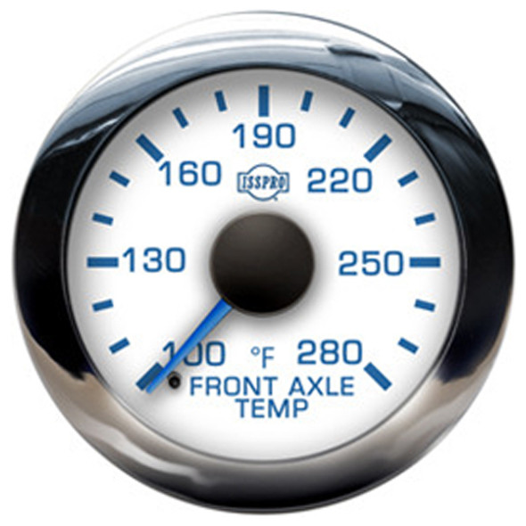 Isspro EV2 2-1/16 Inch Front Axle Temperature Gauge Kit 100-280F  With Built In Warning Light Isspro EV2 2-1/16 Inch Front Axle Temperature Gauge Kit 100-280F  With Built In Warning Light