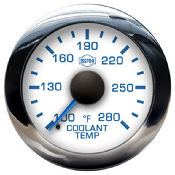 Isspro EV2 2-1/16 Inch Coolant Temperature Gauge Kit 100-280F  With Built In Warning Light Isspro EV2 2-1/16 Inch Coolant Temperature Gauge Kit 100-280F  With Built In Warning Light