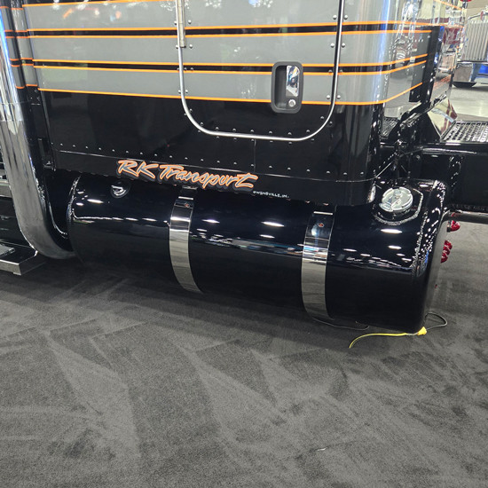 BESTfit Aluminum Fuel Tank- DEF Tank Cover 100 Gallon -26 X 72 Inch- Driver Side For Peterbilt New Style 379, 386 & 389/Glider