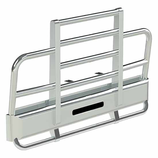 Herd Defender Grille Guard Bumper 2 Post With Signal Lights, Slam Latch, Lift Assist For Peterbilt 385
