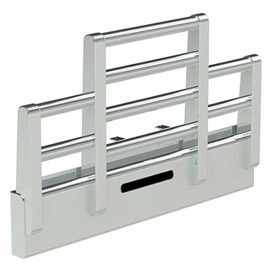 Herd Big Tex 4 Post Bumper Grille Guard With Slam Latch, Lift Assist & Signal Lights For Peterbilt 388, 389, 367