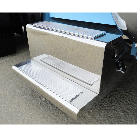 12 Gauge Customs Stainless Steel Heavy Duty Battery Box W/O Step Plates For Peterbilt