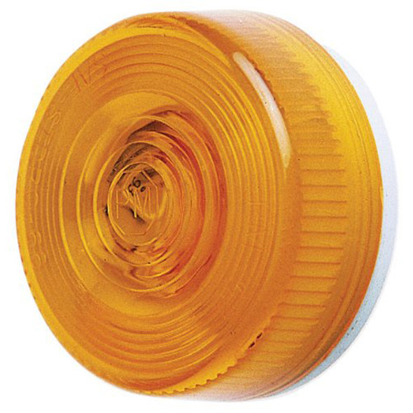2.875 Inch Round Amber Incandescent Marker/ Clearance Light, Surface Mount 2.875 Inch Round Amber Incandescent Marker/ Clearance Light, Surface Mount